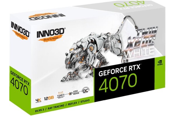 Karta graficzna Inno3D RTX 4070 X2 White OC 12GB GDDR6X