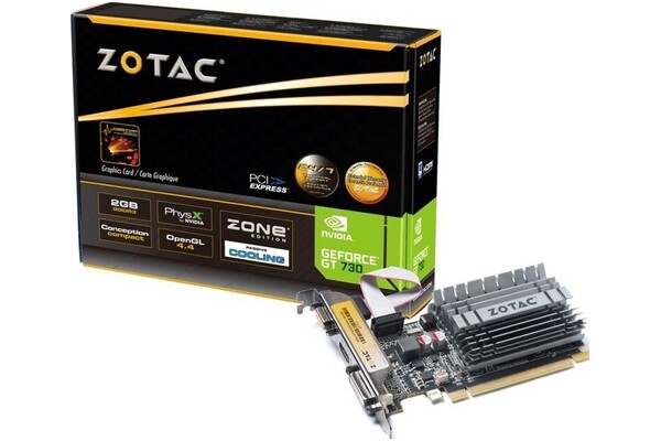 Karta graficzna ZOTAC GT 730 Zone 2GB GDDR3