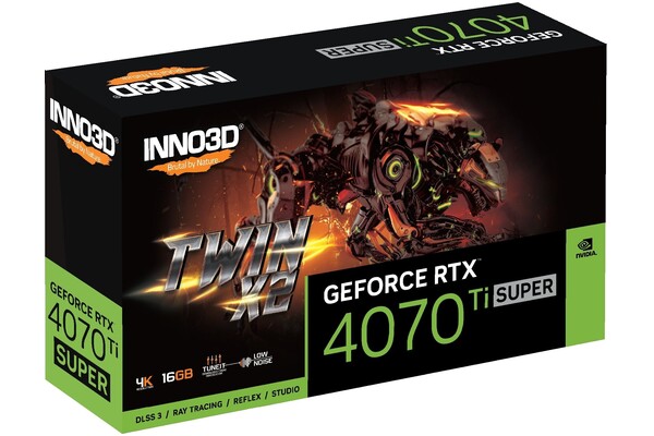 Karta graficzna Inno3D RTX 4070 Ti SUPER Twin X2 16GB GDDR6X