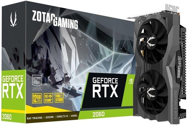 Karta graficzna ZOTAC RTX 2060 Twin Fan 12GB GDDR6