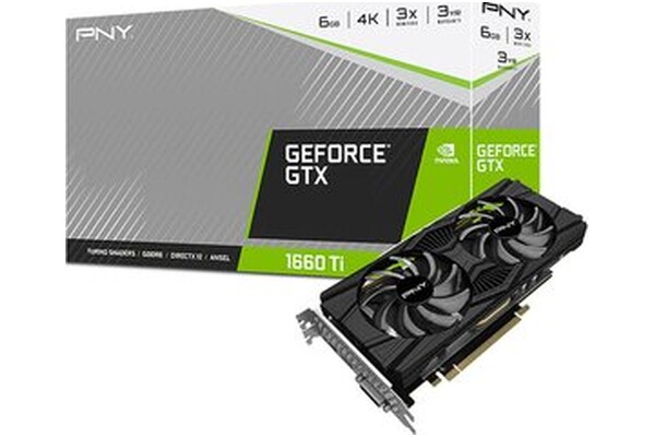 Karta graficzna PNY GTX 1660 Ti Dual Fan 6GB GDDR6