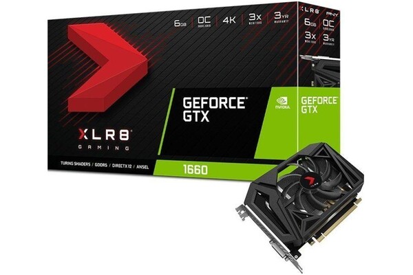 Karta graficzna PNY GTX 1660 Gaming OC 6GB GDDR5