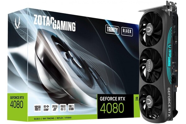 Karta graficzna ZOTAC RTX 4080 Trinity Black 16GB GDDR6X