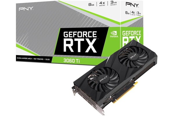 Karta graficzna PNY RTX 3060 Ti Verto Dual Fan 8GB GDDR6