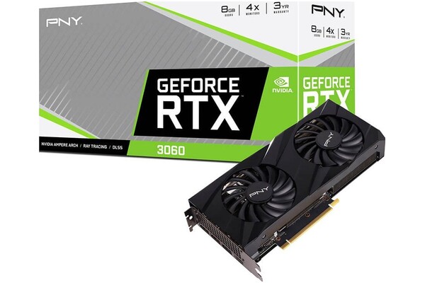 Karta graficzna PNY RTX 3060 Verto 8GB GDDR6X
