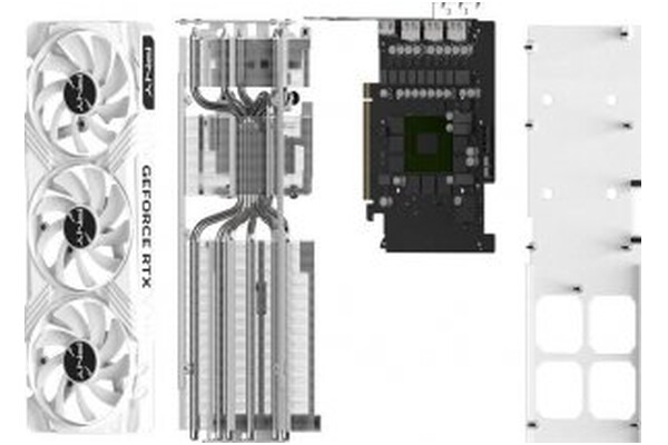 Karta graficzna PNY RTX 4070 Ti Verto White 12GB GDDR6X