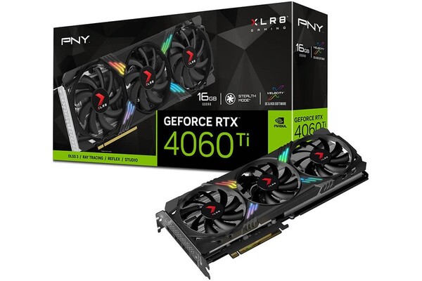 Karta graficzna PNY RTX 4060 Ti Verto Gaming Epic-X 16GB GDDR6