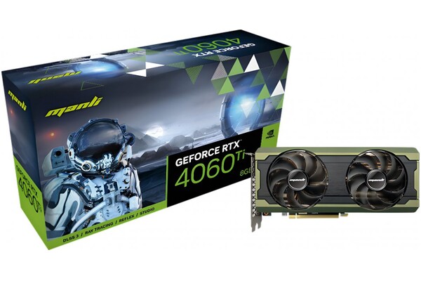 Karta graficzna MANLI RTX 4060 Ti 8GB GDDR6