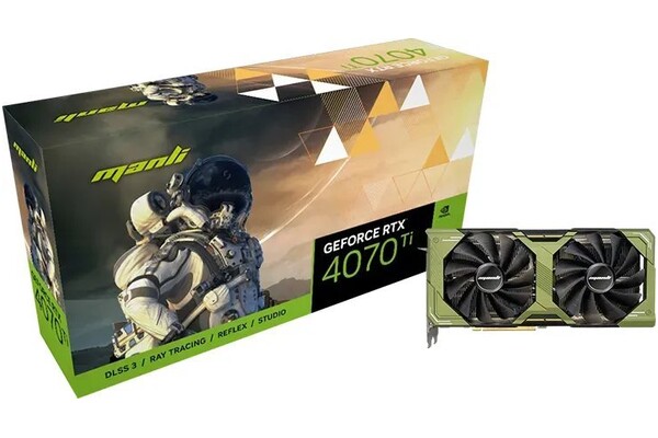 Karta graficzna MANLI RTX 4070 Ti 12GB GDDR6X