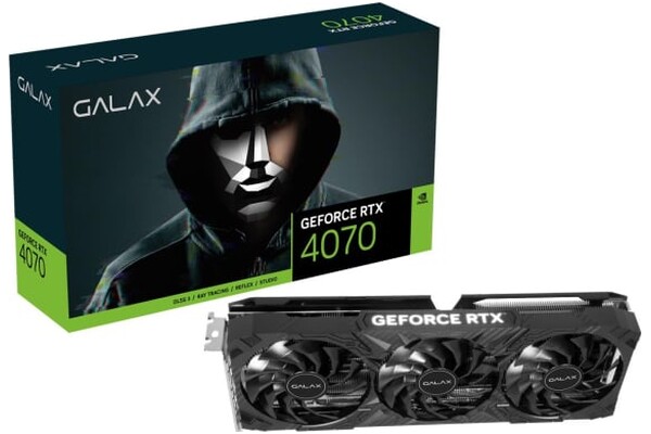Karta graficzna KFA2 RTX 4070 1-click OC 3x 12GB GDDR6X