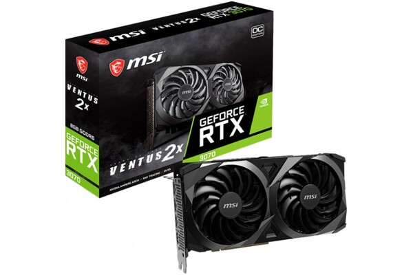 Karta graficzna MSI RTX 3070 Ventus 2X OC 8GB GDDR6