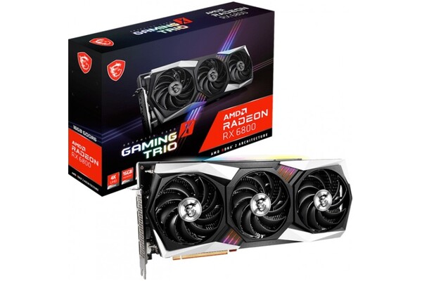 Karta graficzna MSI RX 6800 Gaming X TRIO 16GB GDDR6