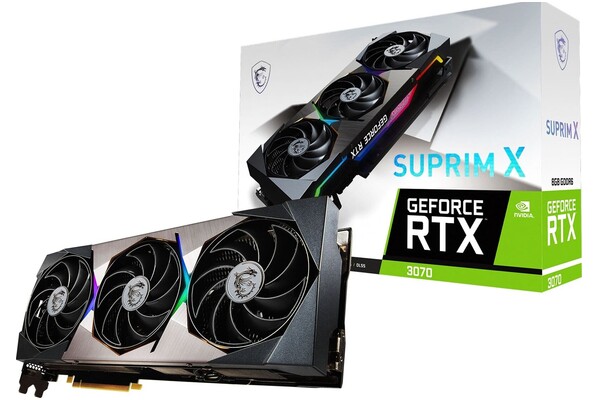 Karta graficzna MSI RTX 3070 SUPER Suprim X 8GB GDDR6