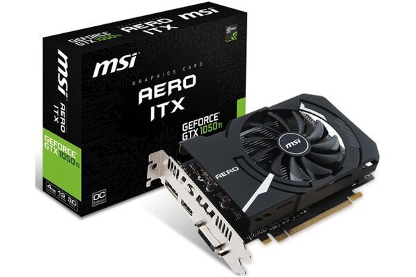 Karta graficzna MSI GTX 1050 Ti Aero ITX OC V1 4GB GDDR5
