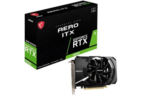 Karta graficzna MSI RTX 3050 Aero ITX 8GB GDDR6
