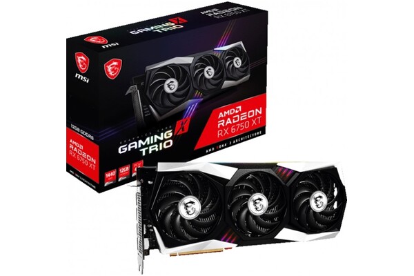 Karta graficzna MSI RX 6750 XT Gaming X TRIO 12GB GDDR6