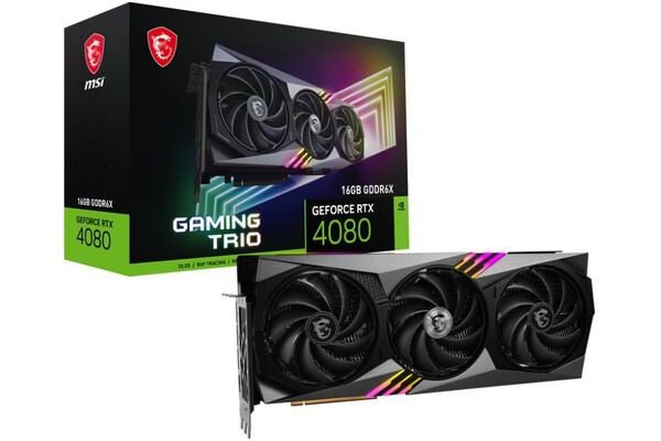 Karta graficzna MSI RTX 4080 Gaming TRIO 16GB GDDR6X