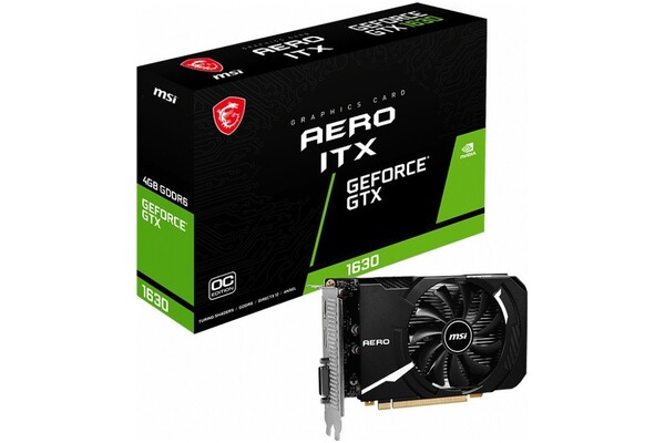 Karta graficzna MSI GTX 1630 Aero ITX OC 4GB GDDR6