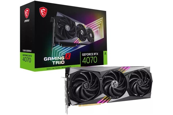 Karta graficzna MSI RTX 4070 Gaming X TRIO 12GB GDDR6X