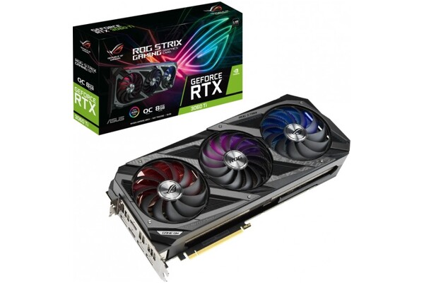 Karta graficzna ASUS RTX 3060 Ti V2 ROG Strix Gaming OC 8GB GDDR6