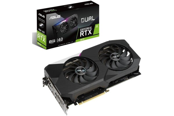 Karta graficzna ASUS RTX 3070 V2 Dual Gaming 8GB GDDR6