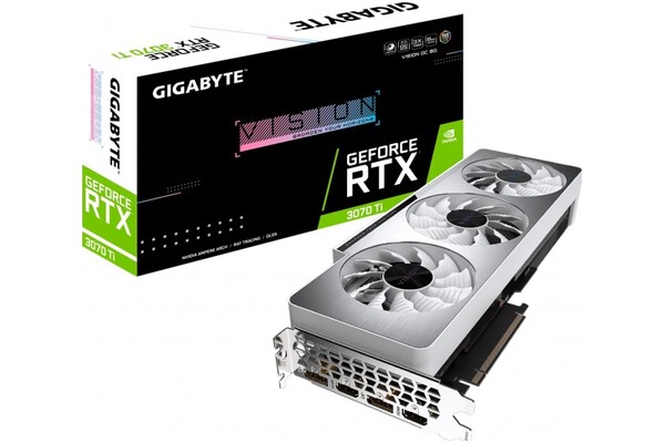 Karta graficzna GIGABYTE RTX 3070 Ti Vision OC 8GB GDDR6X