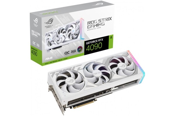 Karta graficzna ASUS RTX 4090 ROG Strix White Gaming OC 24GB GDDR6X
