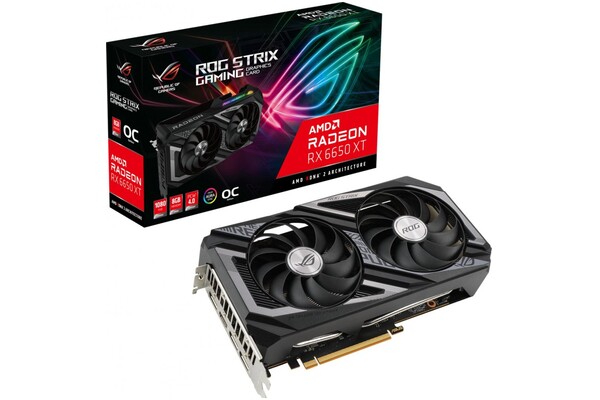 Karta graficzna ASUS RX 6650 XT V2 ROG Strix Gaming OC 8GB GDDR6
