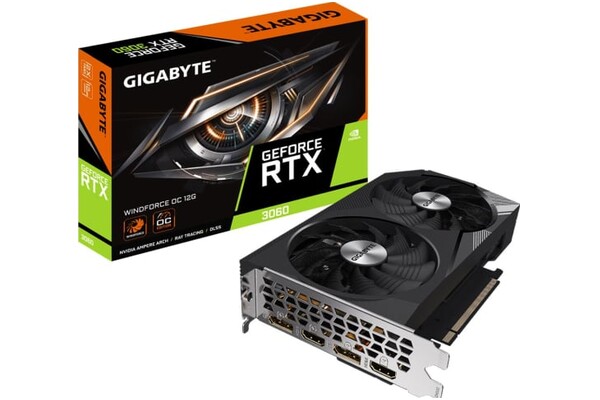 Karta graficzna GIGABYTE RTX 3060 Windforce OC 12GB GDDR6