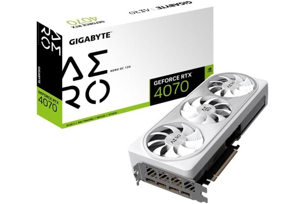 Karta graficzna GIGABYTE RTX 4070 Aero OC 12GB GDDR6X