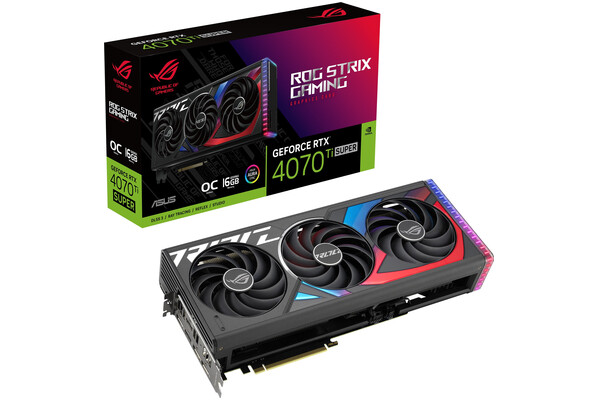 Karta graficzna ASUS RTX 4070 Ti SUPER ROG Strix OC 16GB GDDR6X