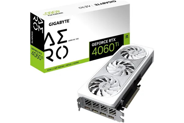 Karta graficzna GIGABYTE RTX 4060 Ti Aero OC 16GB DDR6