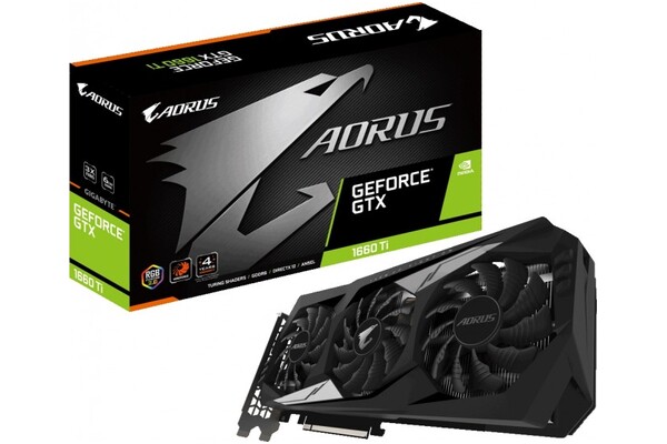 Karta graficzna GIGABYTE GTX 1660 Ti Aorus 6GB GDDR6