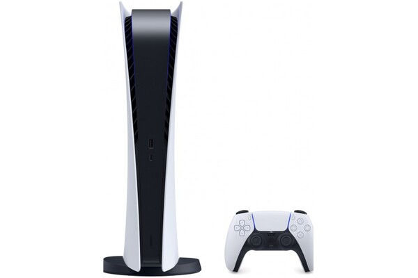 Konsola Sony PlayStation 5 Digital 825GB biało-czarny
