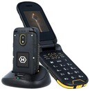 Smartfon myPhone Hammer Bow czarno-żółty 2.4" poniżej 0.1GB/poniżej 0.5GB