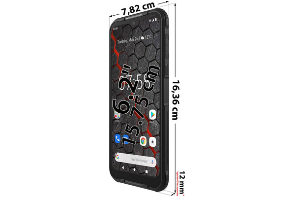Smartfon HAMMER Blade 3 czarny 6.2" 64GB