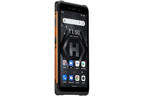 Smartfon HAMMER Iron 4 czarno-pomarańczowy 5.5" 32GB