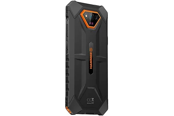 Smartfon HAMMER Iron czarno-pomarańczowy 6.5" 6GB/64GB