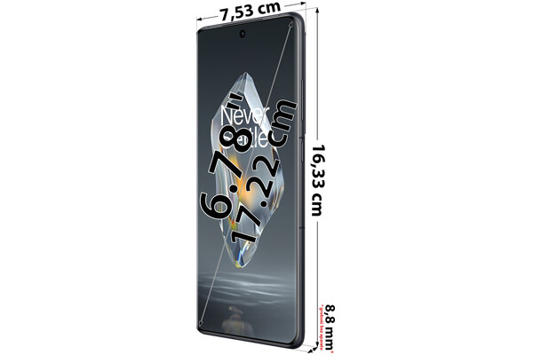 Smartfon OnePlus 12R szary 6.78" 256GB