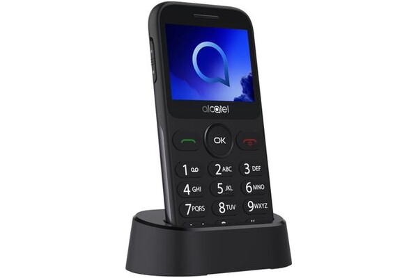 Smartfon Alcatel Alcatel 2020 czarny 2.4" poniżej 0.5GB/