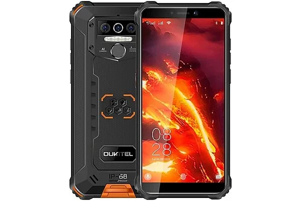 Smartfon OUKITEL WP 5 Pro czarno-pomarańczowy 5.5" 64GB