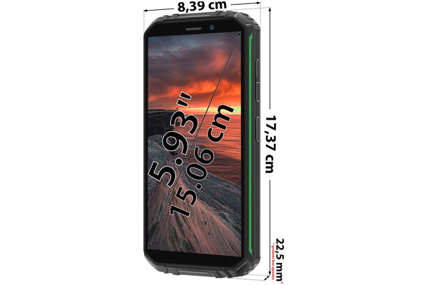 Smartfon OUKITEL WP 18 Pro zielony 5.93" 64GB