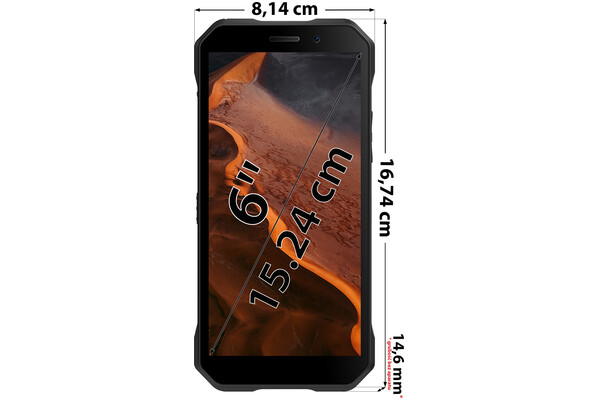 Smartfon DOOGEE S61 czarny 6" 64GB