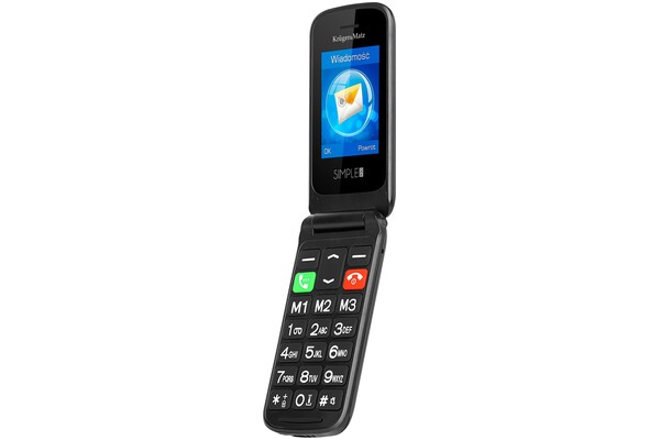 Smartfon Kruger&Matz Simple 930 czarny 2.4" poniżej 0.5GB