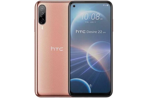 Smartfon HTC Desire 22 Pro złoty 6.6" 128GB