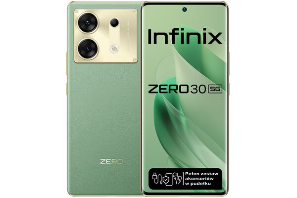 Smartfon Infinix Zero 30 5G zielony 6.78" 12GB/256GB