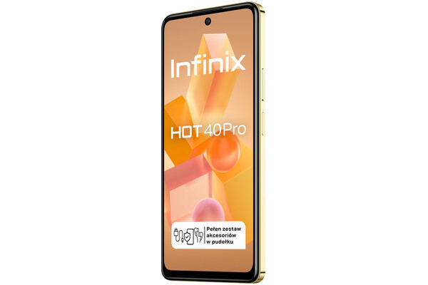 Smartfon Infinix Hot 40 Pro złoty 6.78" 256GB