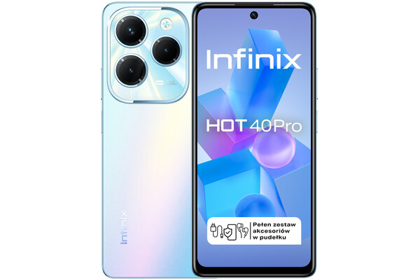 Smartfon Infinix Hot 40 Pro niebieski 6.78" 8GB/256GB