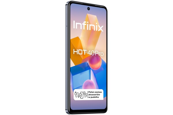 Smartfon Infinix Hot 40 Pro czarny 6.78" 256GB