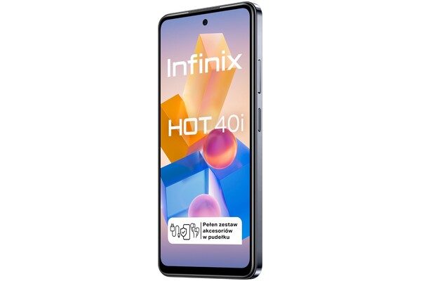 Smartfon Infinix Hot 40i czarny 6.56" 4GB/128GB